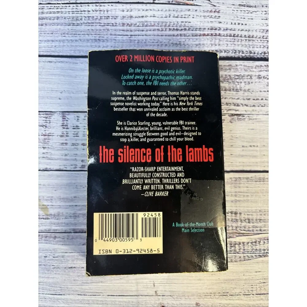 THE SILENCE OF THE LAMBS THOMAS HARRIS PAPERBACK Movie Tie In